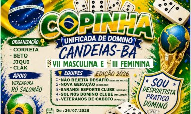 Candeias realiza a 7ª Copinha Masculina e a 3ª Copinha Feminina de Dominó