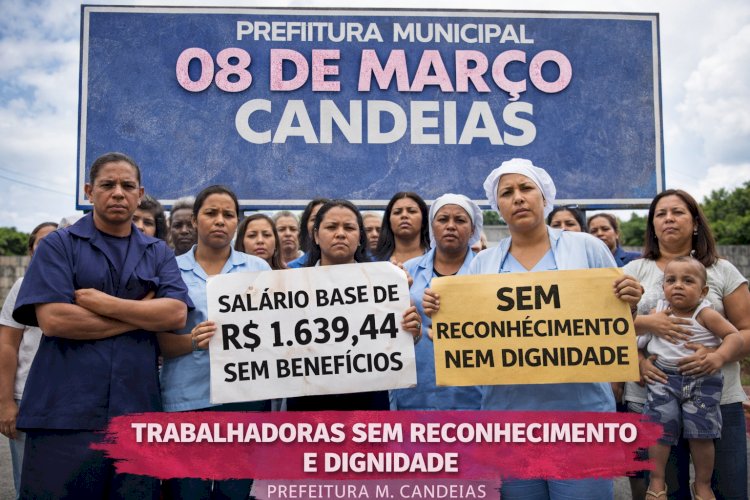 08 Março dia esquecido para mulheres em Candeias