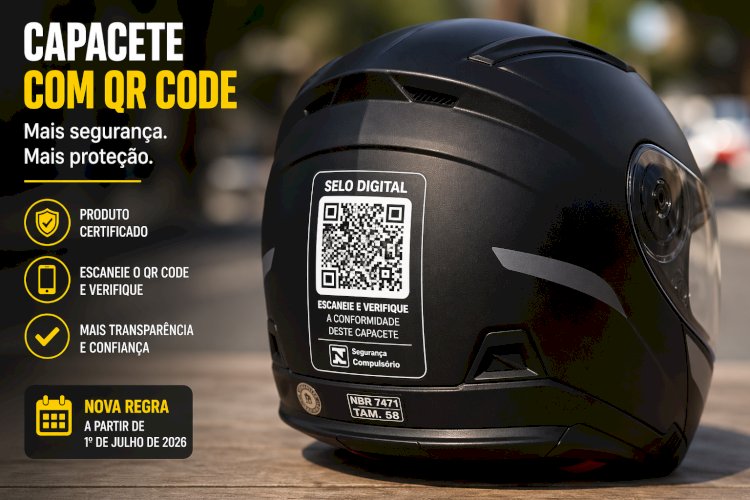 Atenção Motociclista nova lei capacete 2026